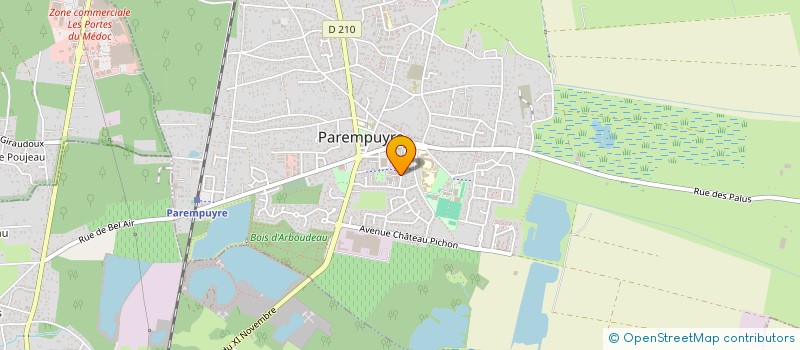 localisation de l'entreprise SCI LAPORTE MIQUAU à BLANQUEFORT