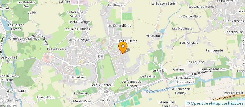 localisation de l'entreprise SCI LAPORTE-ROCHON  LUYNES