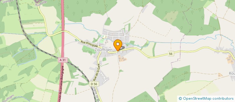 localisation de l'entreprise SCI LAPOSTE  ZOUFFTGEN