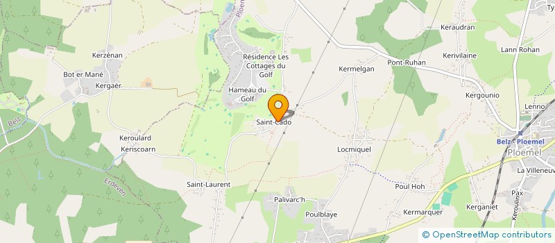 localisation de l'entreprise SCI LAPOTERIE SAINT CADO  CRACH