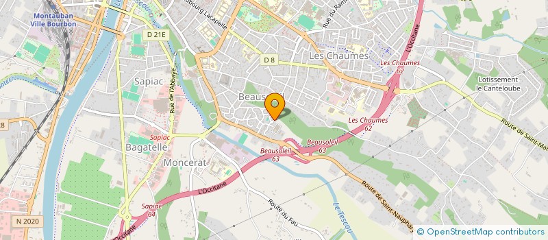 localisation de l'entreprise SCI LAPPER  MONTAUBAN