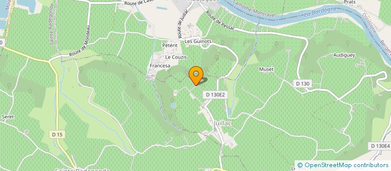 localisation de l'entreprise SCI LAPPON  JUILLAC