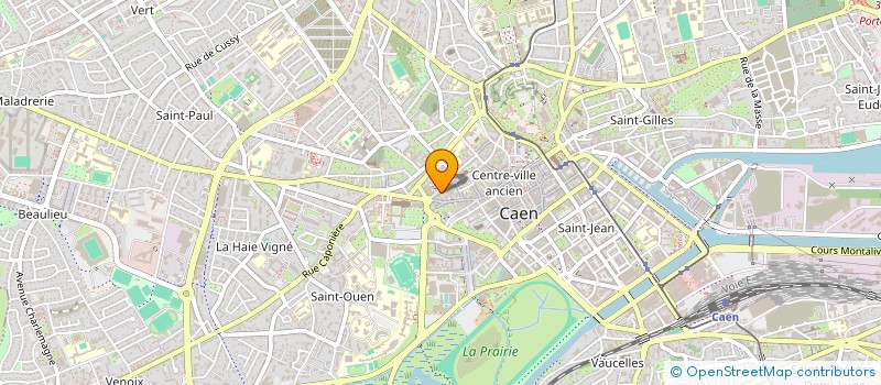 localisation de l'entreprise SCI LAPREF  CAEN