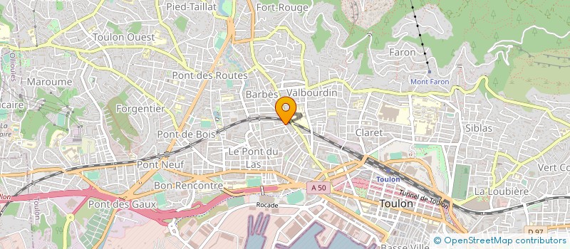 localisation de l'entreprise SCI LAPROCIDA à TOULON