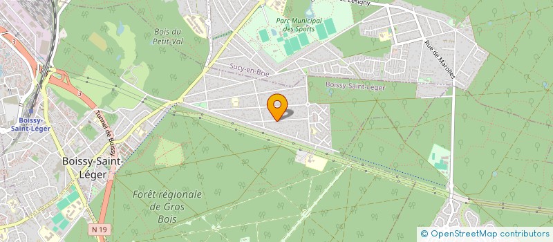 localisation de l'entreprise SCI LAPS à BOISSY-SAINT-LEGER