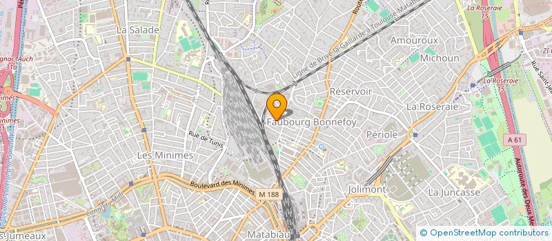 localisation de l'entreprise SCI LAPUJADE à TOULOUSE