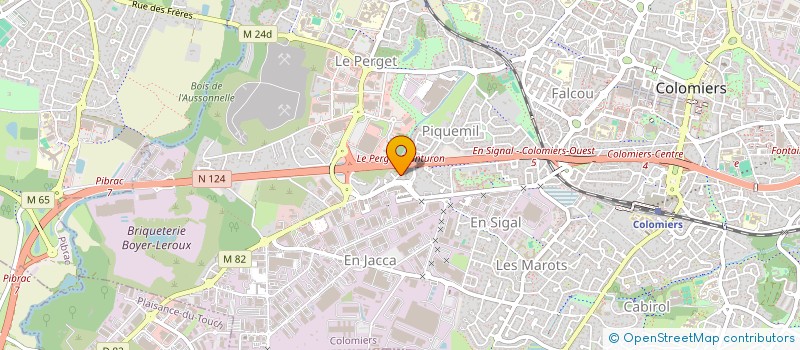localisation de l'entreprise SCI LAPUJADE à COLOMIERS