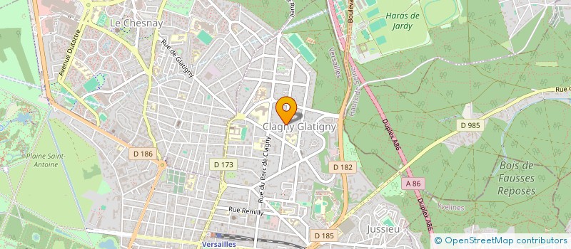 localisation de l'entreprise SCI LAPWING à VERSAILLES