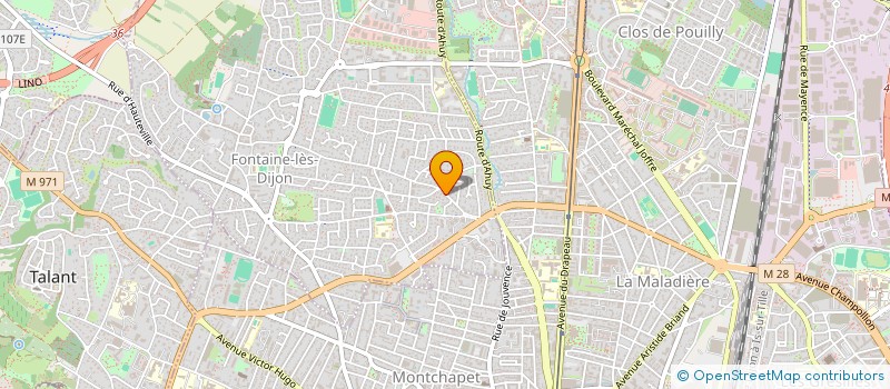 localisation de l'entreprise SCI LAQUEDUC à DIJON