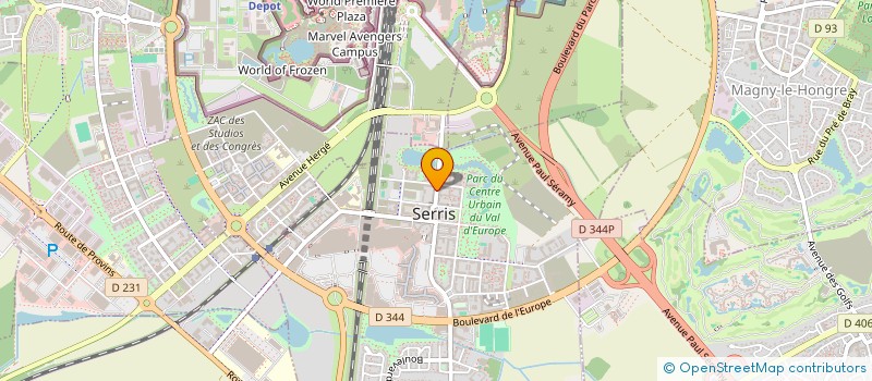 localisation de l'entreprise SCI LAR IMMO  SERRIS