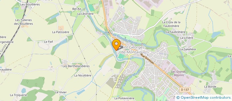 localisation de l'entreprise SCI LAR'LEV à MONTAIGU-VENDEE