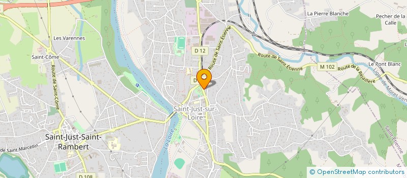 localisation de l'entreprise SCI LARA  SAINT-JUST-SAINT-RAMBERT