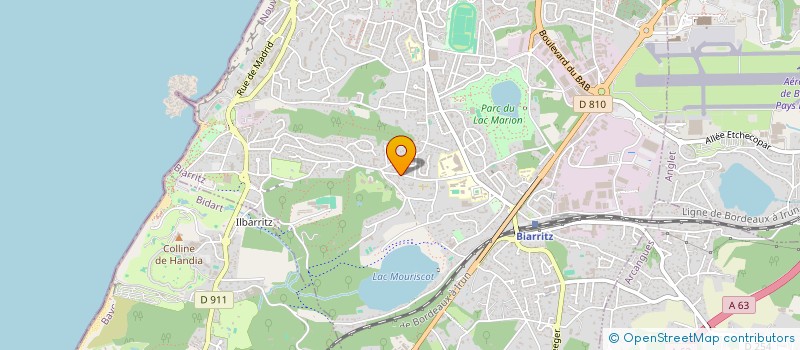 localisation de l'entreprise SCI LARA à BIARRITZ