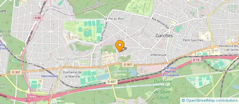 localisation de l'entreprise SCI LARA à GARCHES