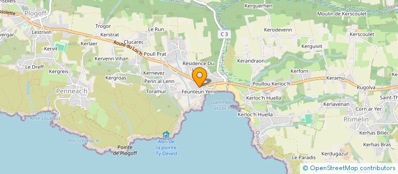 localisation de l'entreprise SCI LARA  PLOGOFF