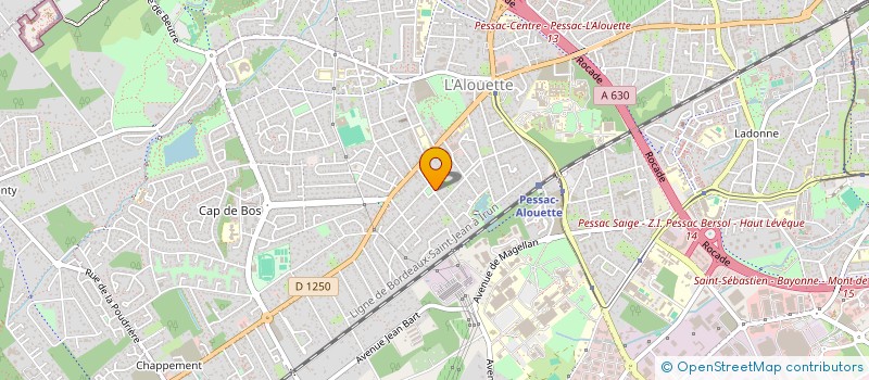 localisation de l'entreprise SCI LARA à PESSAC