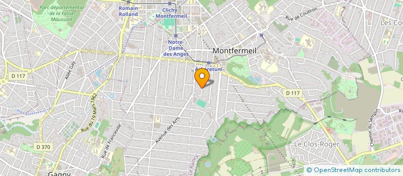 localisation de l'entreprise SCI LARA à MONTFERMEIL