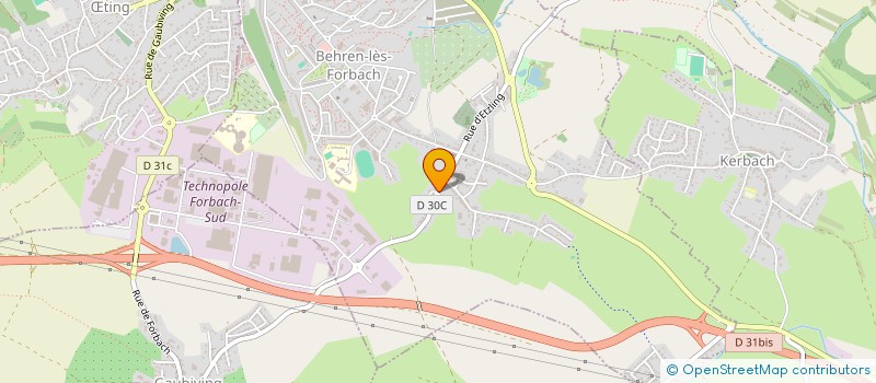 localisation de l'entreprise SCI LARA ET ELIO  BEHREN-LES-FORBACH