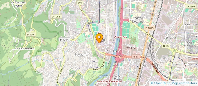 localisation de l'entreprise SCI LARADAUPHI à SEYSSINS