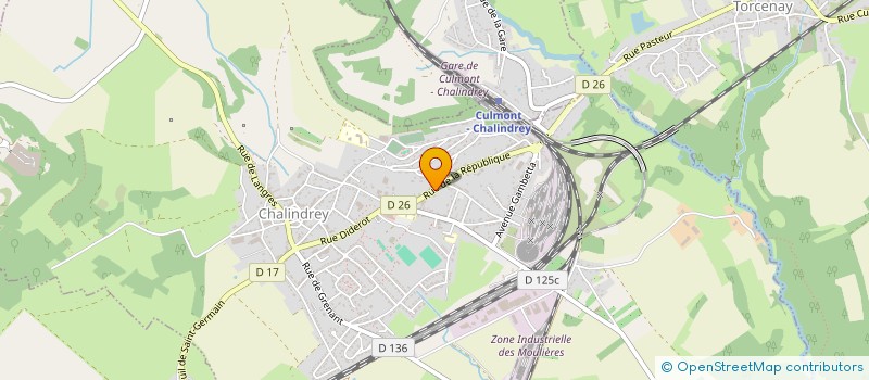 localisation de l'entreprise SCI LARAGUS à CHALINDREY
