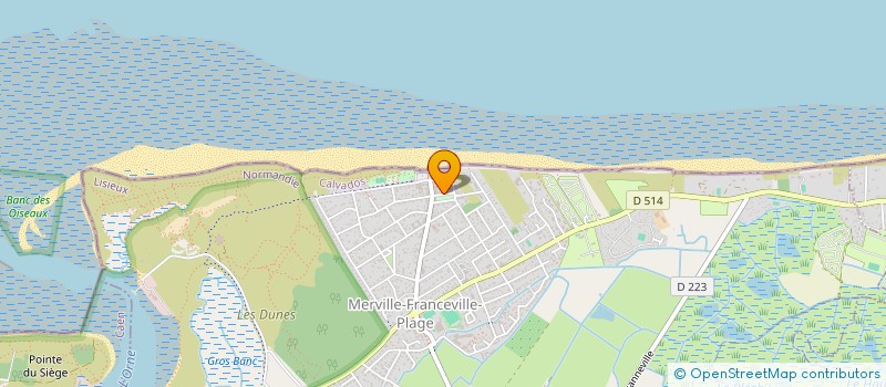 localisation de l'entreprise SCI LARAL  MERVILLE-FRANCEVILLE-PLAGE