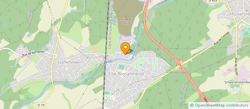 localisation de l'entreprise SCI LARALISA  STAFFELFELDEN