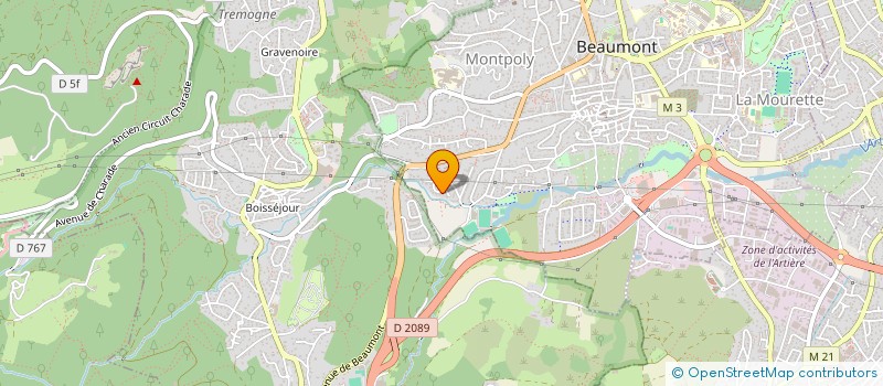 localisation de l'entreprise SCI LARAMYS  BEAUMONT