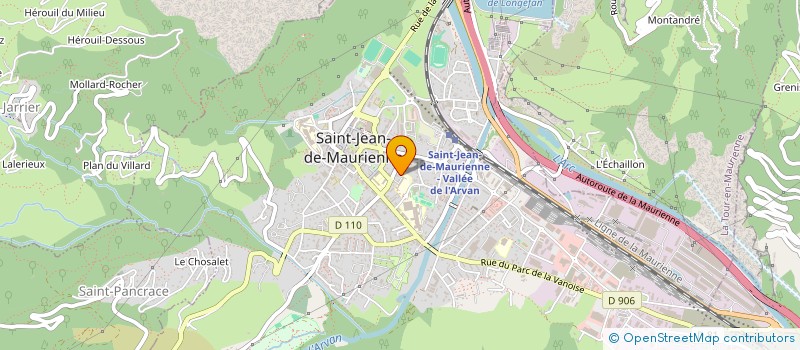 localisation de l'entreprise SCI LARC  SAINT-JEAN-DE-MAURIENNE