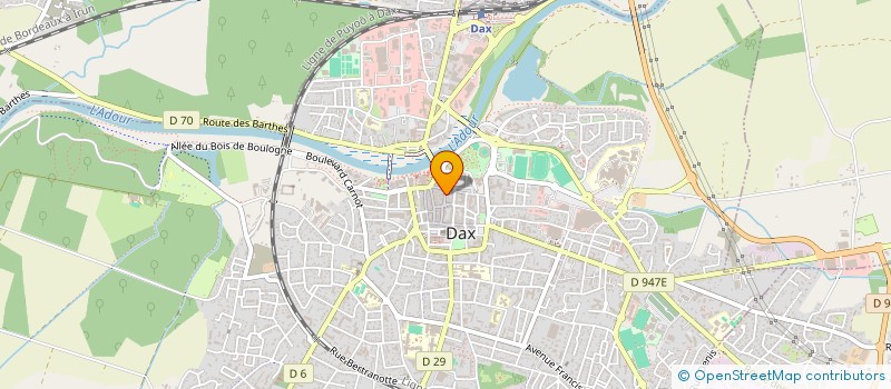 localisation de l'entreprise SCI LARCA à DAX