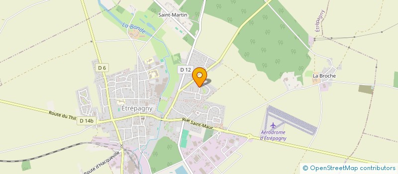 localisation de l'entreprise SCI LARCHER  ETREPAGNY