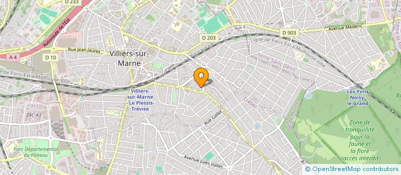 localisation de l'entreprise SCI LARCHER ONZE  VILLIERS-SUR-MARNE