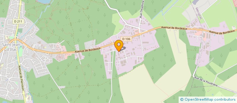 localisation de l'entreprise SCI LARCO  SAINT-JEAN-D'ILLAC