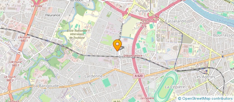 localisation de l'entreprise SCI LARDENNE à TOULOUSE