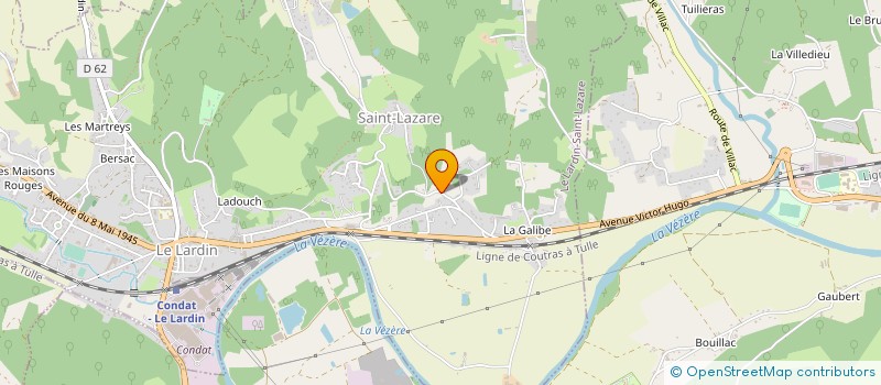 localisation de l'entreprise SCI LARDINOISE  LE LARDIN-SAINT-LAZARE