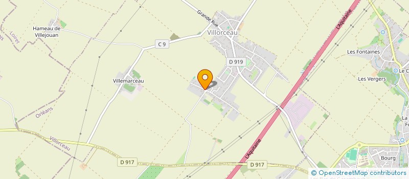 localisation de l'entreprise SCI LARE-ROUAULT à VILLORCEAU