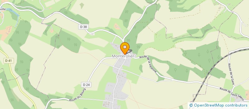 localisation de l'entreprise SCI LAREA  MONTEROLIER