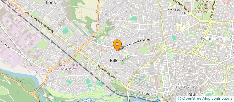 localisation de l'entreprise SCI LAREBIERE  BILLERE