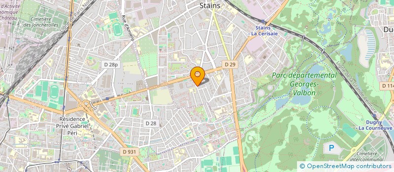 localisation de l'entreprise SCI LAREDJ IMMO à STAINS