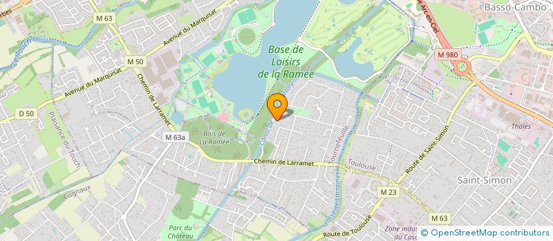 localisation de l'entreprise SCI LAREDO  TOURNEFEUILLE