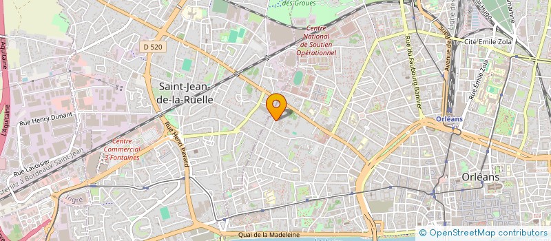 localisation de l'entreprise SCI LARENA à ORLEANS