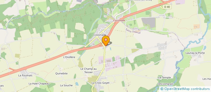 localisation de l'entreprise SCI LARENT  SAINT-THURIAL