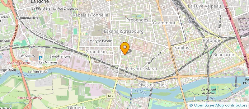 localisation de l'entreprise SCI LAREVE  TOURS