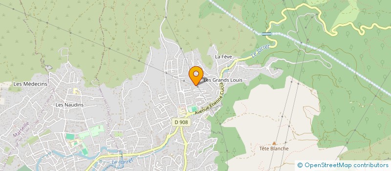 localisation de l'entreprise SCI LARGADE  ALLAUCH