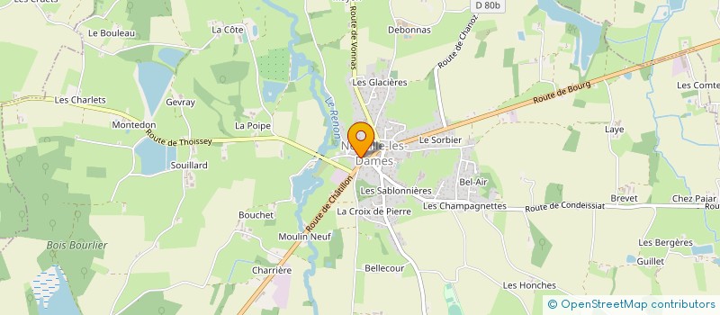 localisation de l'entreprise SCI LARGE IMMOBILIER à CHANOZ-CHATENAY