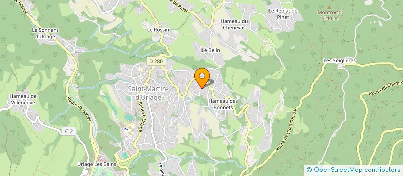 localisation de l'entreprise SCI LARGE VUE  LAGNES