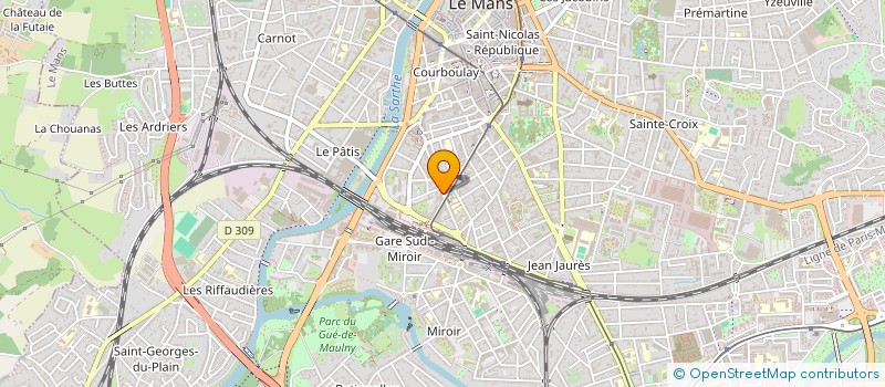 localisation de l'entreprise SCI LARGO  LE MANS