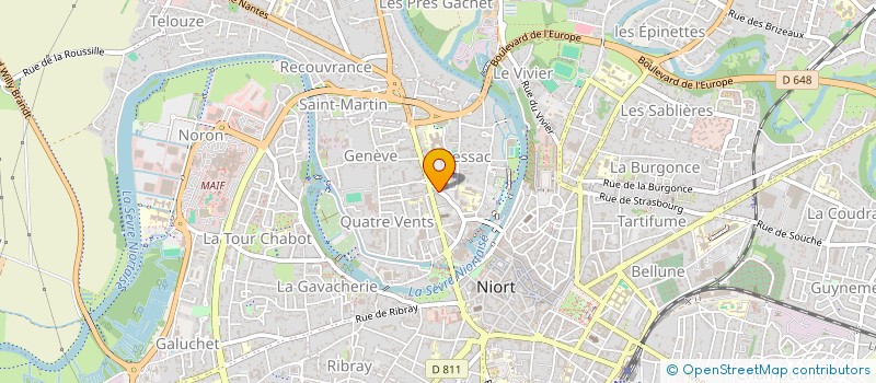 localisation de l'entreprise SCI LARGO  NIORT