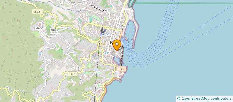 localisation de l'entreprise SCI LARGO à BASTIA