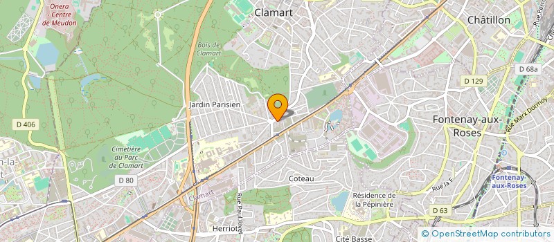 localisation de l'entreprise SCI LARHY à CLAMART
