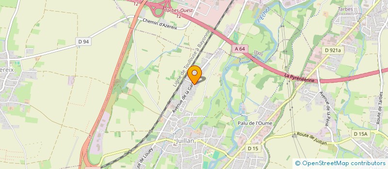 localisation de l'entreprise SCI LARI  JUILLAN